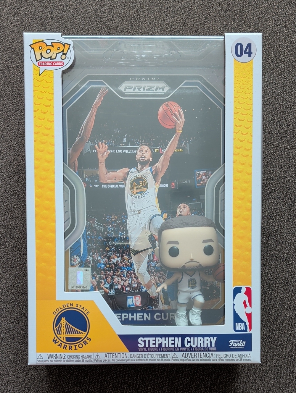 Funko Pop Sports Stephen Curry Prizm Card Cover #04
